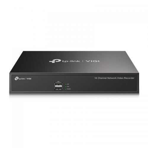 NVR TP-Link VIGI 16 canale 1016H; 8 MP,1 SATA Interface, max 16TB, H.265+; ONVIF Detec?ii multiple: oameni, vehicule, zgomot, obiecte abandonate etc.