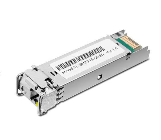 "Gigabit Single-Mode WDM Bi-Directional SFP Module SPEC: LC Connector, TX:1550nm/RX:1310nm, Single-mode, 2 km"