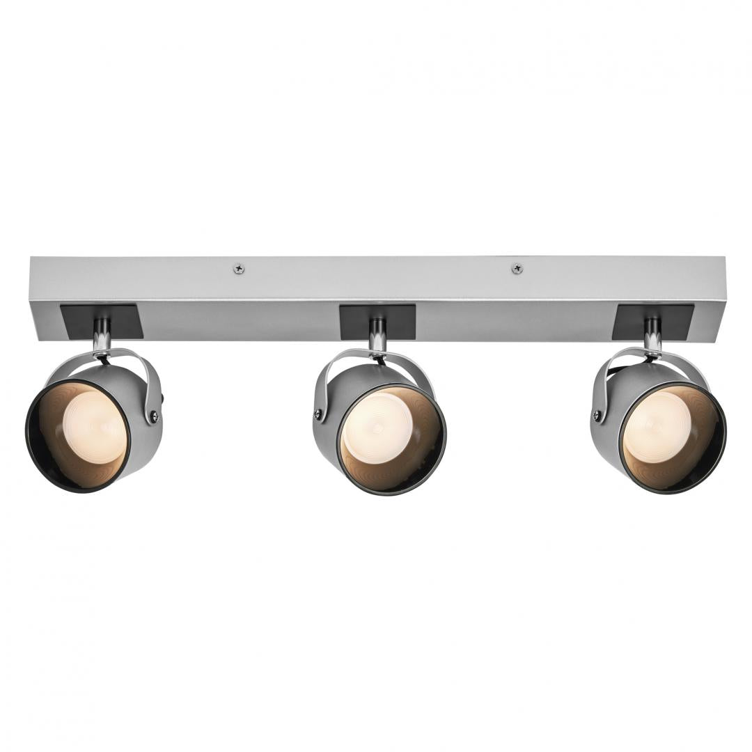 Spot LED triplu ajustabil Ledvance DECOR JUPITER, 16.5W, 1500 lm, lumina calda (3000K), IP20, 500x155x83mm, metal/policarbonat, Argintiu