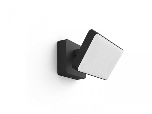 Proiector LED RGB inteligent Philips Hue Discover, 2x15W, 2300 lm ,luminaalba si color (2000-6500K), IP44, 160x220x153mm, Negru