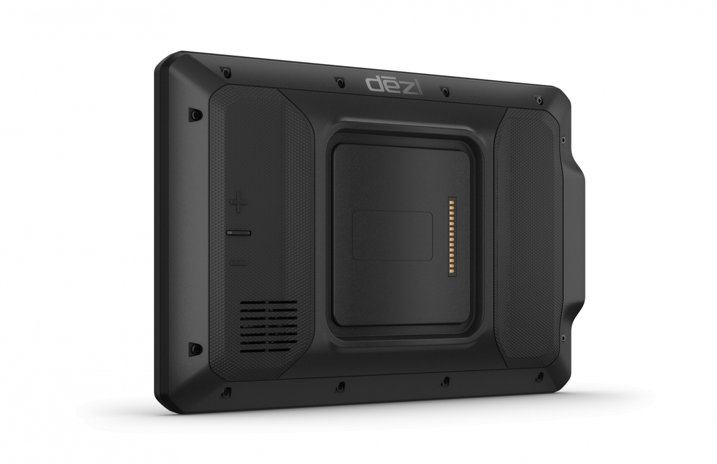 GPS Garmin Dezl LGV820, tip afisaj IPS panoramic de 8", TFT color, cu panou tactil capacitiv pe celule, rezolutie 1280 x 800 pixeli, durata de viata baterie pana la 2 ore