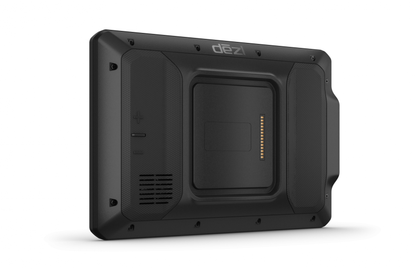 GPS Garmin Dezl LGV820, tip afisaj IPS panoramic de 8", TFT color, cu panou tactil capacitiv pe celule, rezolutie 1280 x 800 pixeli, durata de viata baterie pana la 2 ore