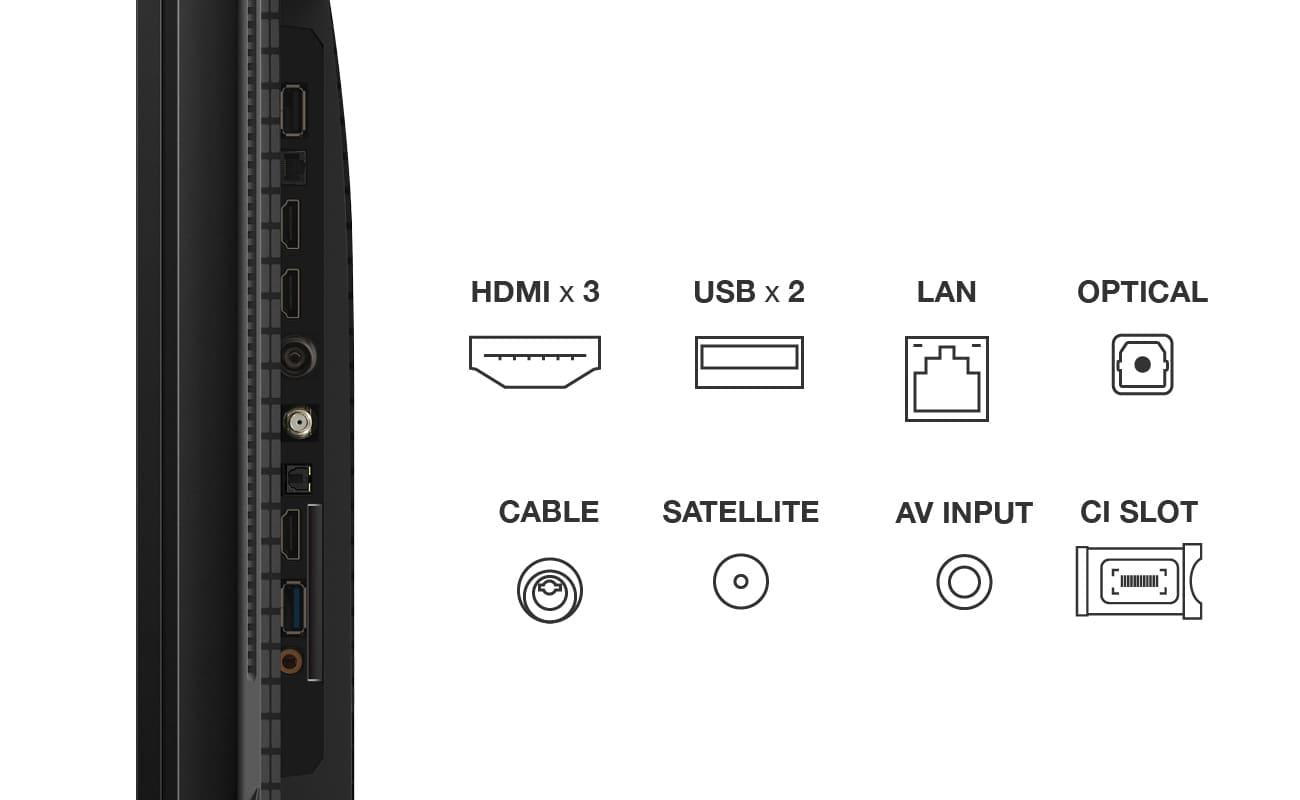 Qled TV 4K 43''(109cm) TCL 43T7B (Model 2024)