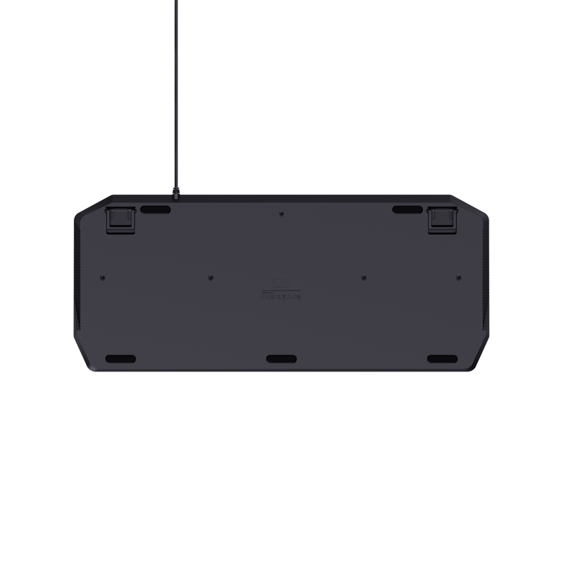 Tastatura Trust cu fir GXT836 Evocs, numar butoane 114, interfata USB 2.0, conector USB-A, iluminare RGB rainbow, negru
