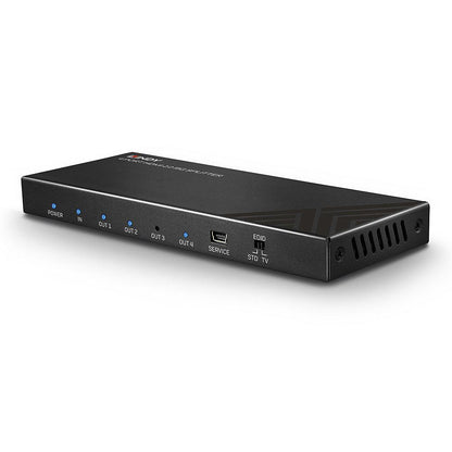 Splitter semnal video Lindy 4x HDMI 2.0 18G, latime de banda 18Gbps, rezolutie maxima 3840x2160, audio pass-through