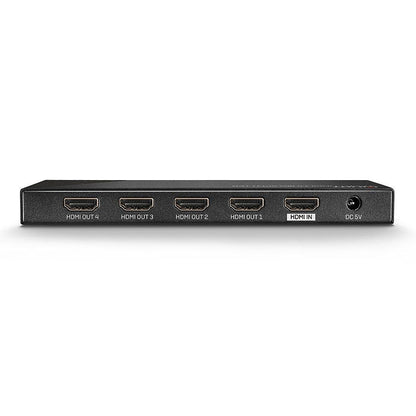 Splitter semnal video Lindy 4x HDMI 2.0 18G, latime de banda 18Gbps, rezolutie maxima 3840x2160, audio pass-through