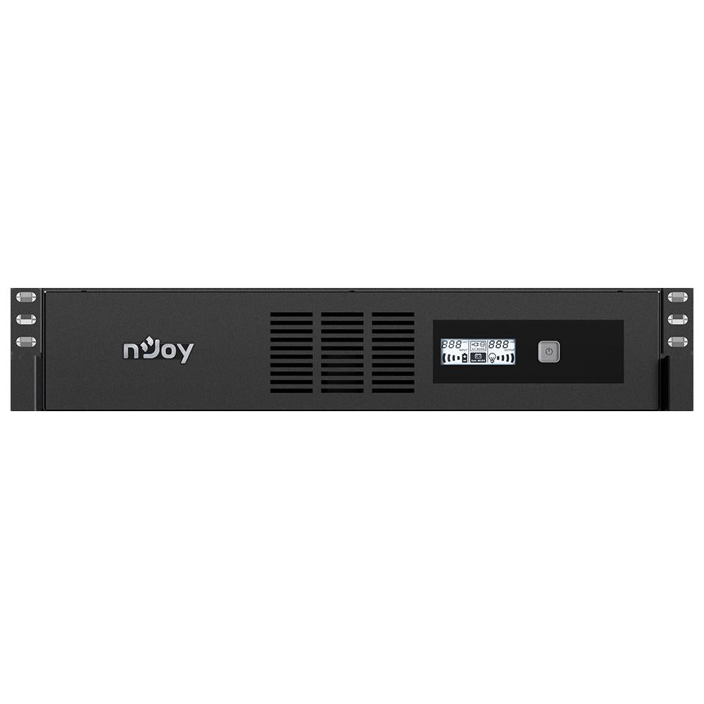UPS nJoy Code 800, 800VA/480W, Frecventa: 50/60 Hz, Conectori: Intrare 1 x IEC-320 C14, Iesire 8 x IEC-320 C13, Port de comunicare: USB, Ecran LCD, AVR.