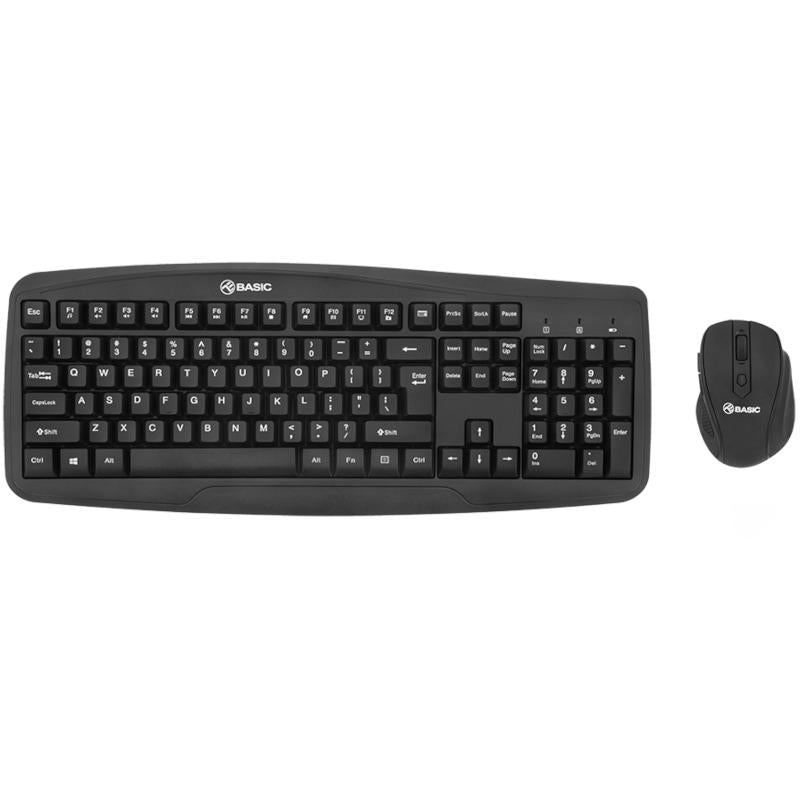 Kit Tellur tastatur? ?i mouse f?r? fir, tip tastatura SUA, 105 taste, rezolutie mouse 800/1200/1600 DPI reglabil, negru
