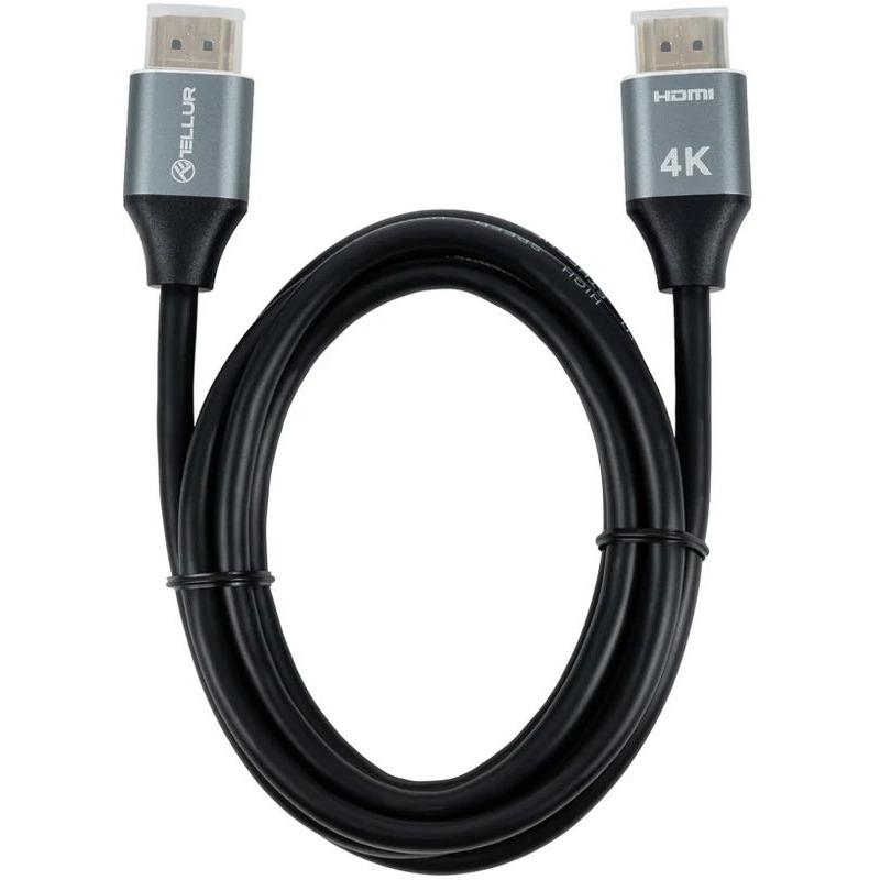 Cablu Tellur High Speed HDMI 2.0 4k, viteza 18Gbps, plug-plug, tata- tata, lungime cablu 5m, negru