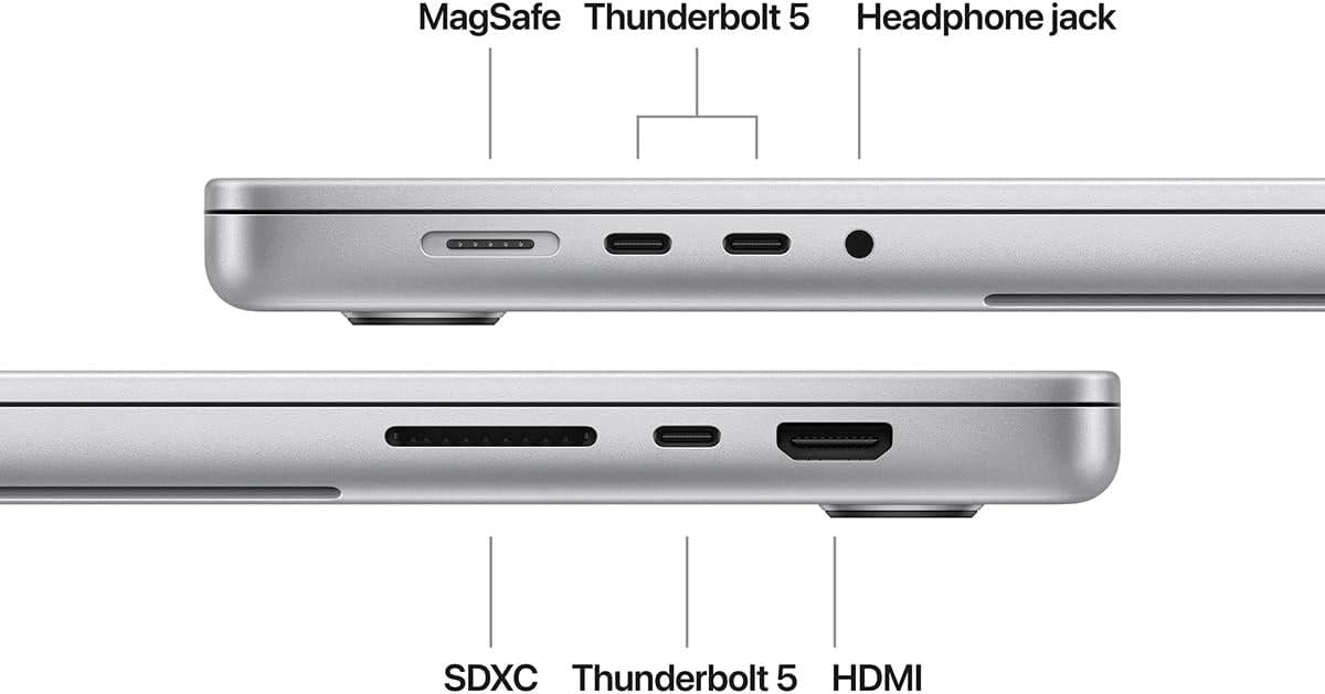 MacBook Pro 16.2"/Apple M4 Pro (CPU 14-core, GPU 20-core, Neural Engine 16-core)/48GB/1TB - Silver - INT KB (cto from MX2U3RO/A)