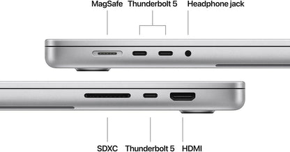 MacBook Pro 16.2"/Apple M4 Pro (CPU 14-core, GPU 20-core, Neural Engine 16-core)/48GB/1TB - Silver - INT KB (cto from MX2U3RO/A)