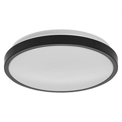 Plafoniera LED pentru baie Ledvance Orbis Disc Black, 18W, 2200 lm, lumina alba (3000-4000K), IP44, Ø300x47mm, aluminiu/metal, Negru