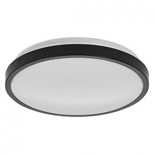 Plafoniera LED pentru baie Ledvance Orbis Disc Black, 18W, 2200 lm, lumina alba (3000-4000K), IP44, Ø300x47mm, aluminiu/metal, Negru