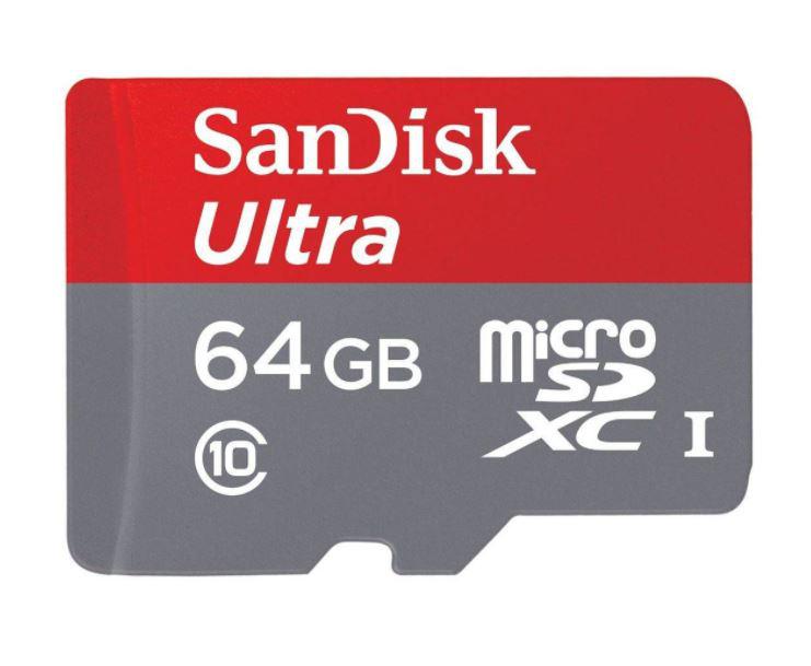 Card de Memorie MicroSDXC SanDisk Ultra, 64GB, Class 10