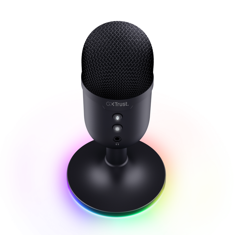 Microfon Trust cu fir GXT 234 Yunix, frecventa raspuns 100 Hz - 16.000 Hz, cardioid, senzitivitae 32 dB, negru