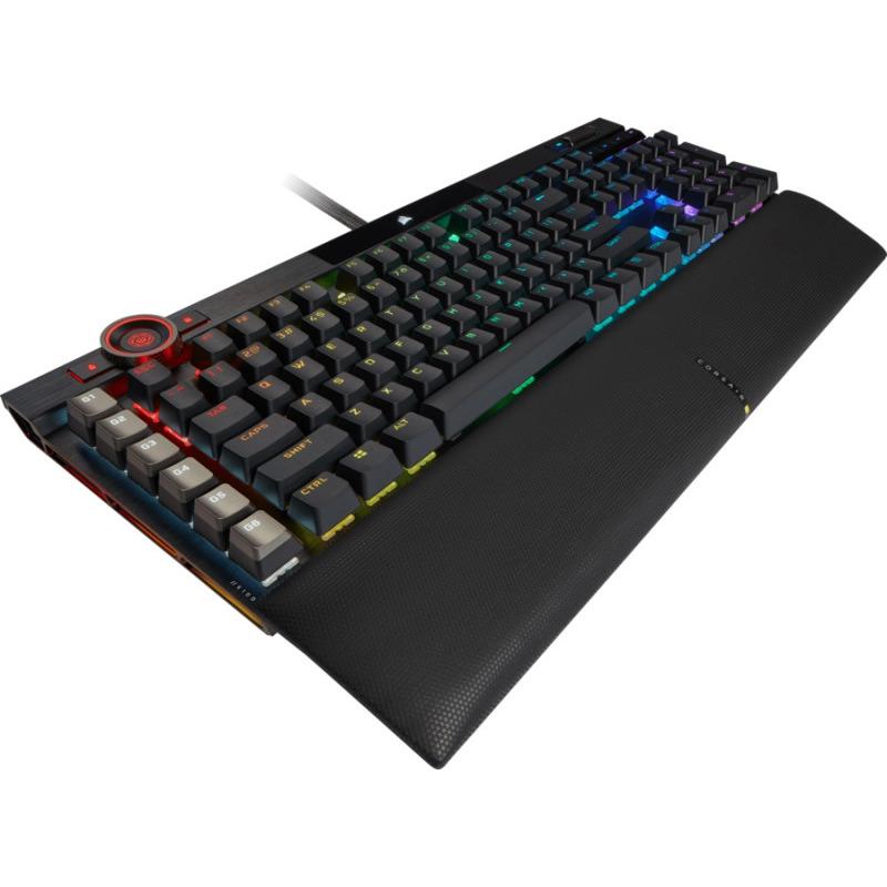 CORSAIR K100 RGB OPTICAL-MECHANICAL, negru  Full Key (NKRO) with 100% Anti-Ghosting Supported in iCUE Profiles up to 200 depending on complexity Wired Connectivity 2x USB 3.0 or 3.1 Type-A Key Switches CORSAIR OPX Optical- Mechanical