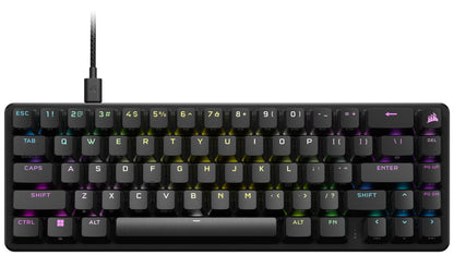 CORSAIR K65 PRO MINI RGB 65% mecanica, negru  Full Key (NKRO) with 100% Anti-Ghosting Supported in iCUE Profiles up to 50 Wired Connectivity USB 3.0 or 3.1 Type-A