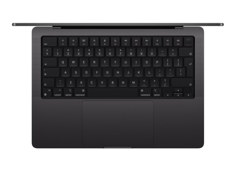 MacBook Pro 14.2"/Apple M4 (CPU 10-core, GPU 10-core, Neural Engine 16-core)/16GB/512GB - Space Black - INT KB
