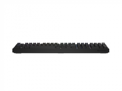Tastatura gaming mecanica cu fir Genesis Thor 404 , iluminare RGB, switch-uri Peach, 107 taste, 11 butoane multimedia, negru