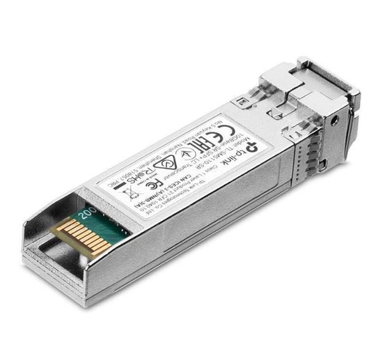 "10Gbase-SR SFP+ LC Transceiver SPEC: 850nm Multi-mode, LC Duplex Connector, Up to 300m Distance"