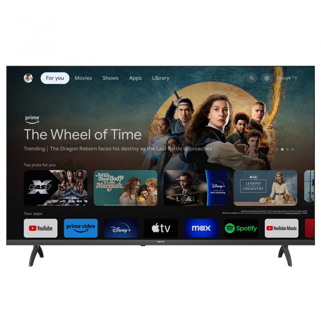 Televizor METZ LED 32MTE6000, 80 cm, Smart Google TV , HD, Clasa E (Brand German)