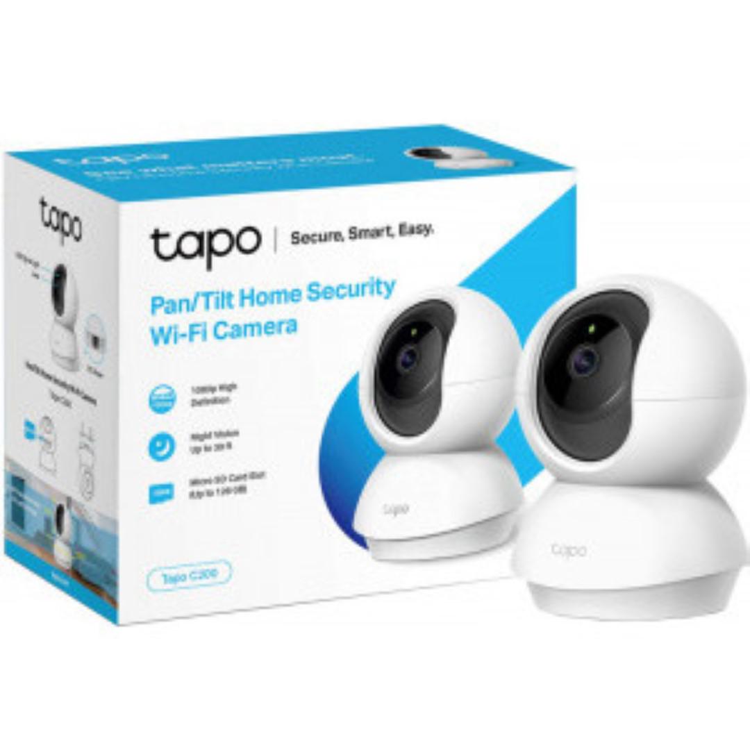 Camera Supraveghere WIFI Tp-link, wireless Tapo C200, Senzor 1/2.9", 1080p, 15fps, Cerin?e sistem: iOS 9+, Android 4.4+, Distan?? focal?: 4mm, f2.4, 2-way audio, Microfon ?i difuzor încorporat, 2.4 GHz, WEP, WPA/WPA2-PSK.
