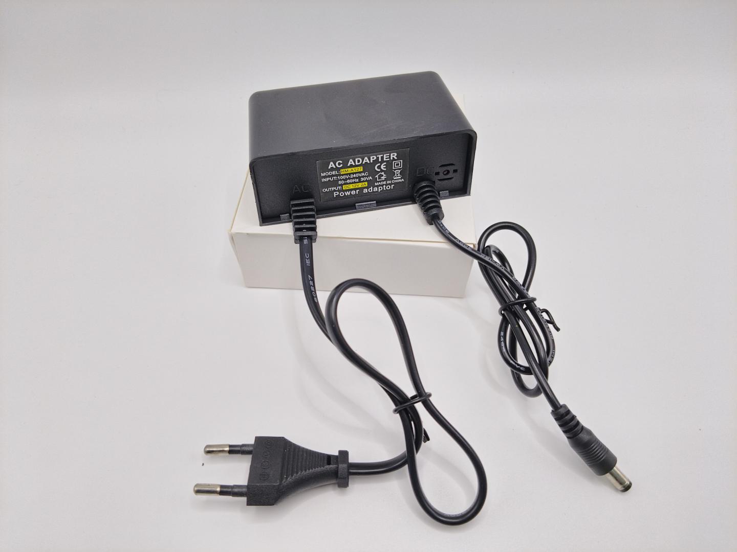 ALIMENTATOR CAMERE  12V 2A HM-A127 12V 2A, EU standard plug