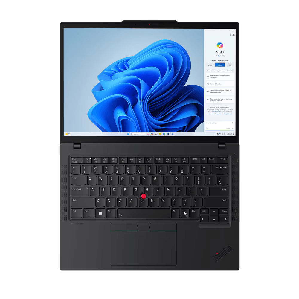Laptop Lenovo ThinkPad T14 Gen 5 (Intel); 14" WUXGA; Intel Core Ultra 7 155U; Integrated Intel Graphics; RAM 64GB, SSD 1TB, 3YP W11P