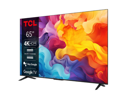 Televizor TCL LED 65V6B, 164 cm, Smart Google TV, 4K Ultra HD, Clasa E