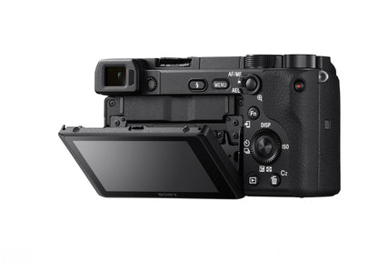 Kit SONY Alpha A6400 Mirrorless 24.2MP, ISO 32000 (Extins: 102400), 1/4000s, 4K @30fps, SD/SDHC/SDXC, Rafala 11cps, WiFi/Bluetooth/NFC, Senzor APS-C, Montura Sony E, Obiectiv 16-50mm, F3.5-5.6