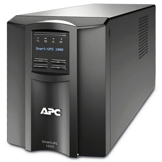 UPS APC Smart-UPS SMT line-interactive / sinusoidala 1000VA / 700W 8conectori C13, baterie RBC6, optional extindere garantie cu 1/3 ani (WBEXTWAR 1YR-SP-02/WBEXTWAR3YR-SP-02) cu Smart Conect,3 ani garantie echipament si 2 ani garantie baterie