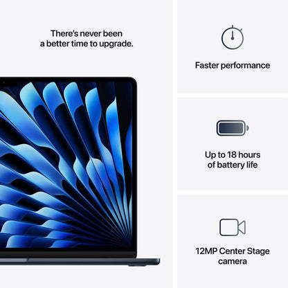 MacBook Air 15.3" Retina/Apple M4 (CPU 10- core, GPU 10- core, Neural Engine 16- core)/32GB/1TB - Midnight - INT KB (2025)