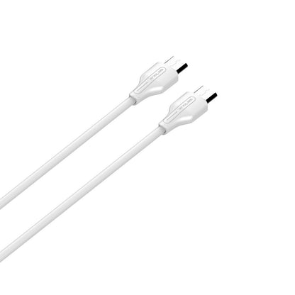 Cablu Serioux TYPE-C - TYPE-C 2M 60W.Lungime: 200 cm, Ie?ire: 65W, tip cablu: USB-C la USB-C, culoare: Alb , func?ie: înc?rcare ?i sincronizare