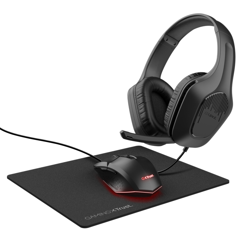 Kit Trust GXT790P Tridox 3-IN-1, negru