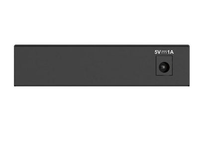 D-Link Switch DGS-105GL, 5 porturi Gigabit, Capacity 10Gbps, desktop, faramanagement, metal, negru, fara ventilator, D-Link Green.