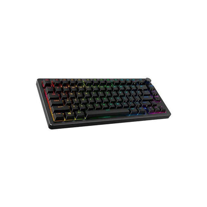 Tastatura gaming wireless mecanica HyperX Alloy Rise 75, switch-uri HX Red – Linear, Dual mode 2,4GHz si Bluetooth, Hot-Swappable, format 75%, pana la 80 de ore autonomie cu backlighting, PC/console