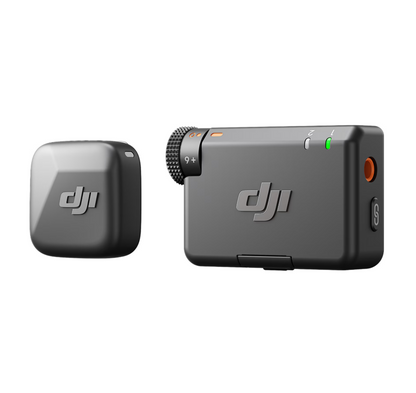 Kit DJI MIC Mini, 1x microfon, 1x receptor, 1x incarcator, Wireless, Omnidirectional,  Raza Actiune 400m, Noise Canceling