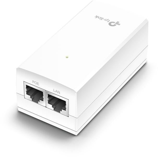 "24V Passive PoE Injector Adapter PORT: 1× Gigabit PoE Port, 1× Gigabit Non-PoE Port SPEC: Data and Power Carried over The Same Cable, 24V Power Input, 12 W PoE Power, Plastic Case"