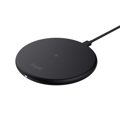 Incarcator Trust wireless Viro Fast, 20W, negru