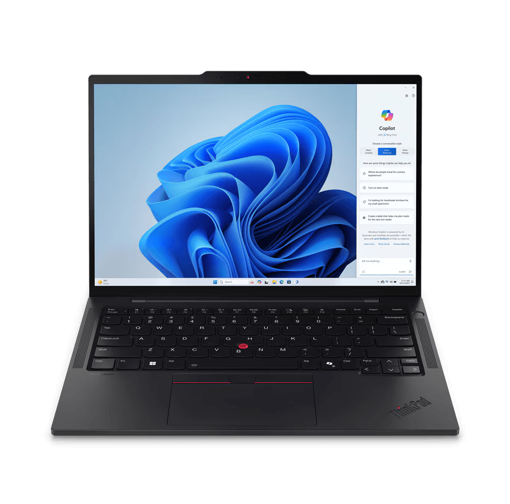 Laptop Lenovo ThinkPad T14s Gen 5; 14" WUXGA; Intel Core Ultra 7 155U; Integrated Intel Graphics; RAM 32GB, SSD 1TB, 3YP W11P