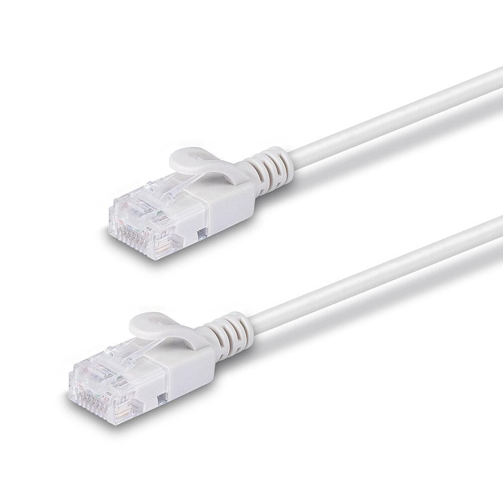 Cablu ultraslim internet Lindy, lungime 2m Cat.6A U/UTP LSZH, latime de banda suportata 500MHz, gri