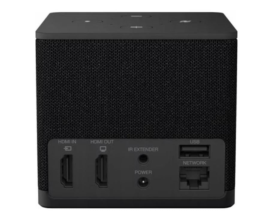 Amazon Fire TV cube 3rd gen streaming media player with 4K Ultra HD Wi- fi 6E and Alexa voice remote, black