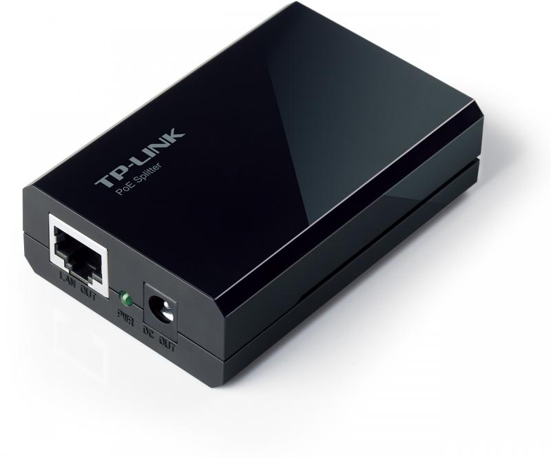 TP-Link, PoE Splitter, TL-POE10R, IEEE 802.3, 2*10/100/1000Mbps RJ45, Amperaj 2A, negru