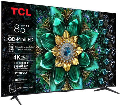 Televizor TCL Mini LED 85Q6C, 215 cm, Smart Google TV, 4K Ultra HD, (Model 2025)