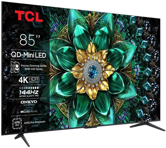 Televizor TCL Mini LED 85Q6C, 215 cm, Smart Google TV, 4K Ultra HD, (Model 2025)