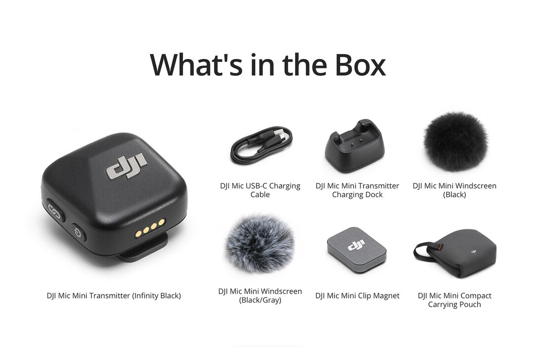 DJI Mic Mini Wireless Transmitter