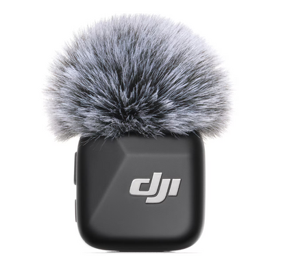 Kit DJI MIC Mini, 1x microfon, 1x receptor, 1x incarcator, Wireless, Omnidirectional,  Raza Actiune 400m, Noise Canceling