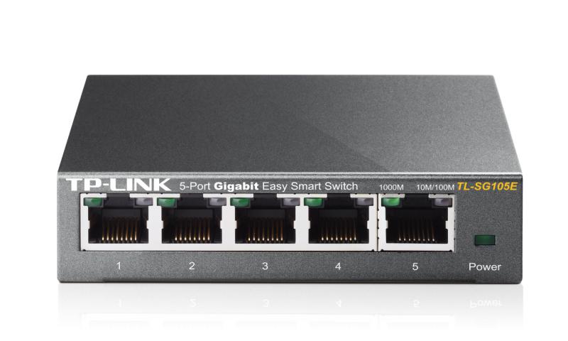 Switch TP-Link TL-SG105E, 5 port, 10/100/1000 Mbps