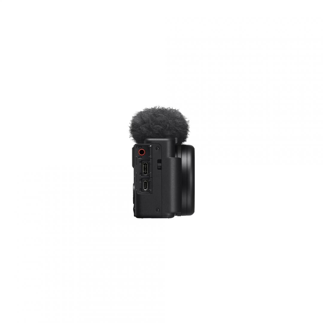 SONY Compact dedicata pentru vlogging ZV-1 II 21MP, 18-55mm, F1.8-4 ISO 125-12.800, 1/32.000s, 4K @29.97fps, x1Micro-HDMI/Slot multicard pentru Memory Stick Duo™/card de memorie SD, Rafala 24cps, WiFi/Bluetooth, Senzor CMOS Exmor RS suprapus 1"