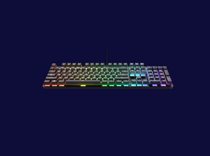 Tastatura mecanica Trust GXT 871 Zora, USB 2.0. nr taste 104, negru